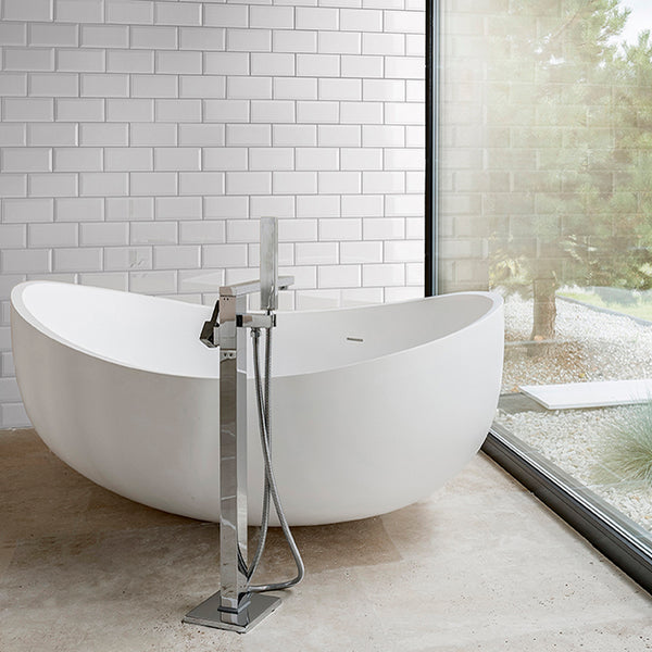 Metro White Bevelled Edge Wall Tile