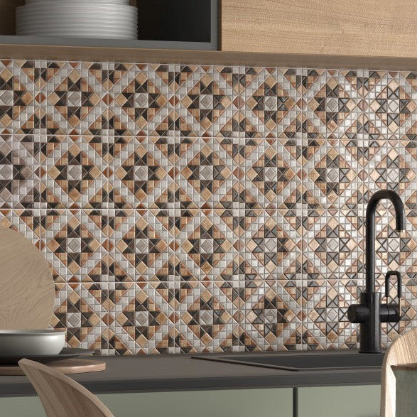 Medina Sunset Geometric Wall Tile