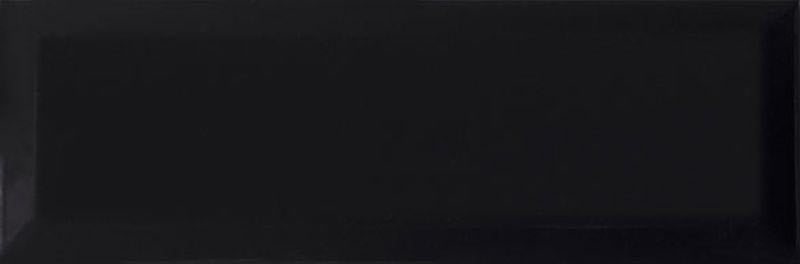 Metro Black Bevelled Edge Wall Tile - SAMPLE