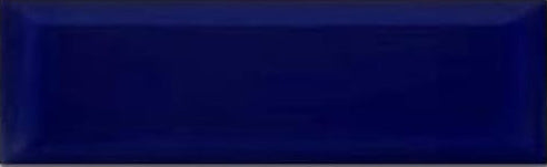 Maze Cobalt Blue Bevelled Edge Wall Tile - SAMPLE
