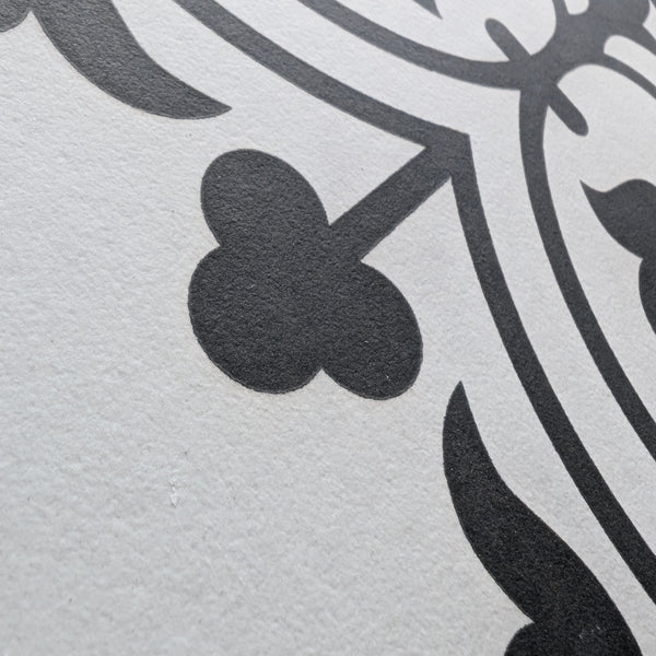 Chichester Black Victorian Wall and Floor Tile