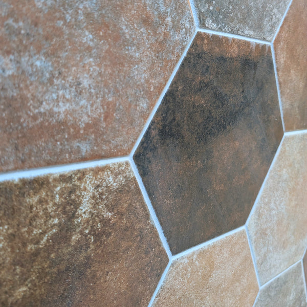 Felix Brown Indoor/Outdoor Floor Tile