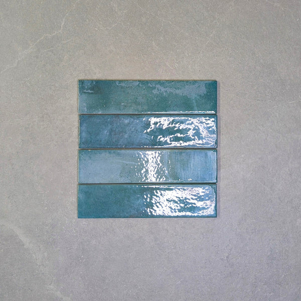 Arizona Sea Green Slim Brick Wall Tile