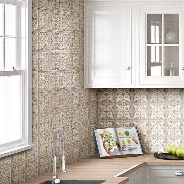Rome White Decorative Wall Tile