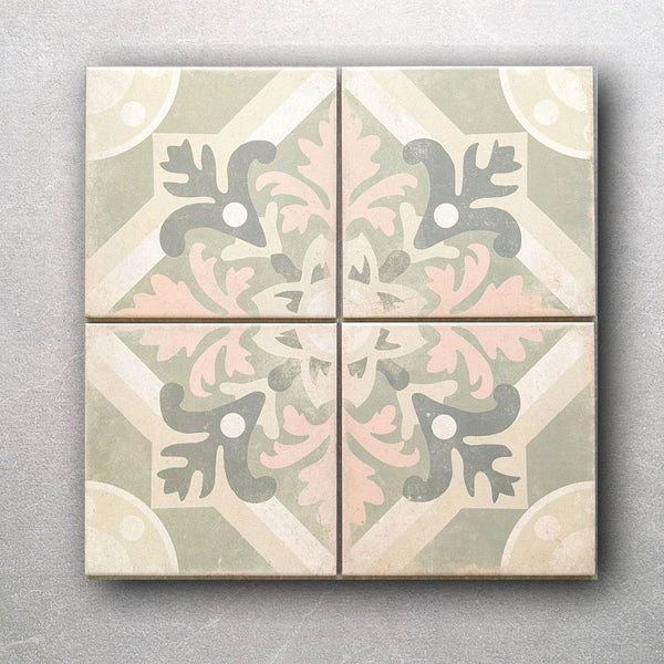 Woodstock Sage Patterned Wall and Floor Tile