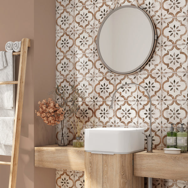 York Terracotta Victorian Wall and Floor Tile