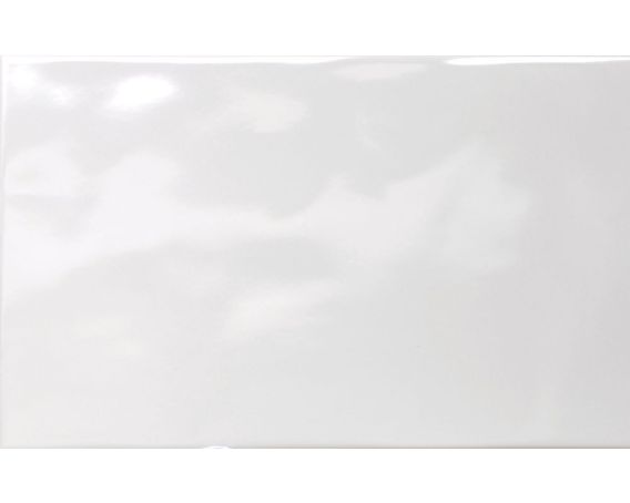 Essential Textured White Gloss Wall Tile - SAMPLE
