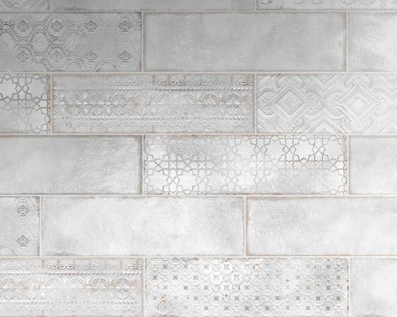 Antique Shabby Chic Wall Tile Grey | Coloration Range | Tiles360