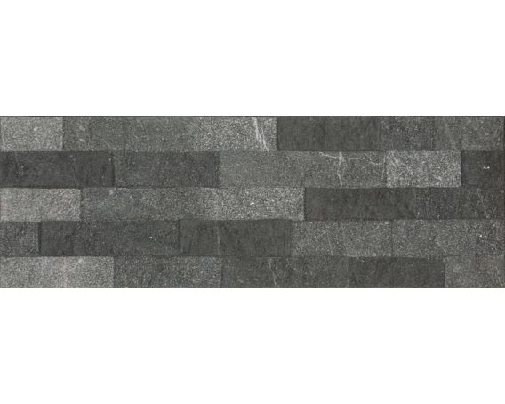 Dark Grey Split Face Stone Effect Wall Tile - Ebro Range |Tiles360