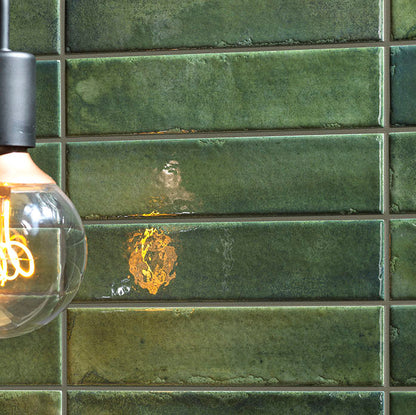 Arizona Green Slim Brick Wall Tile