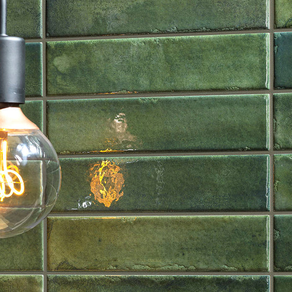 Arizona Green Slim Brick Wall Tile