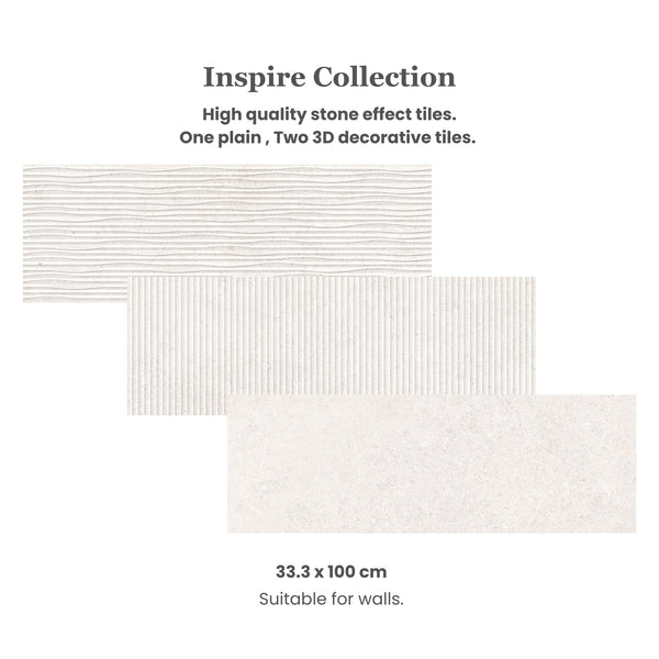Inspire Linear 3D Stone Effect Wall Tile
