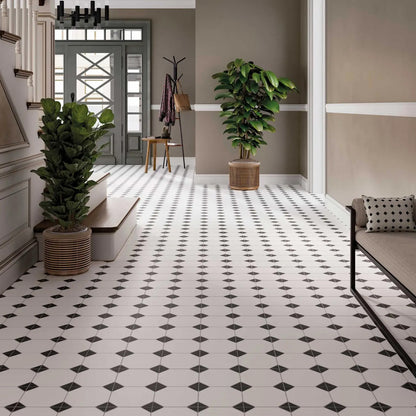 Angelico Black Wall and Floor Tile