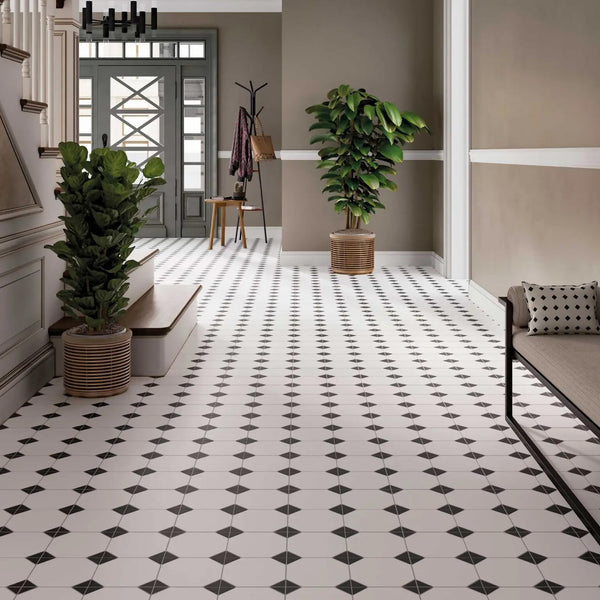 Angelico Black Wall and Floor Tile