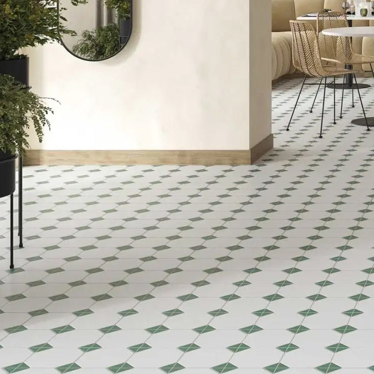 Angelico Green Wall and Floor Tile