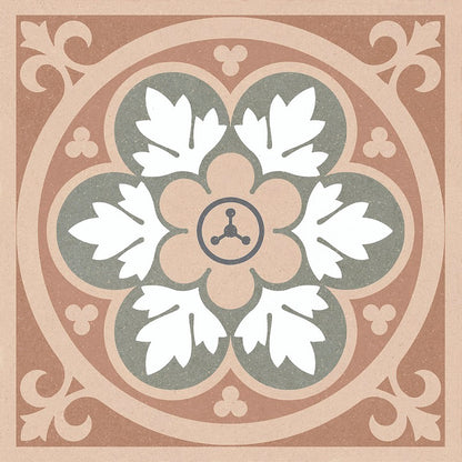 Chapel Terracotta Victorian Wall and Floor Tile - SAMPLE