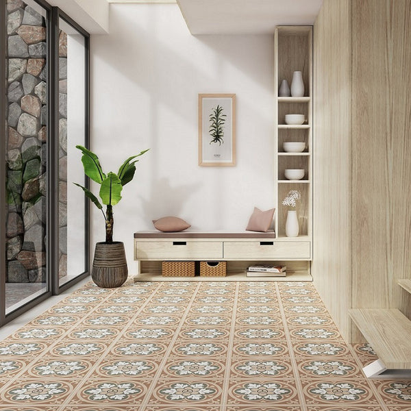 Chapel Terracotta Victorian Wall and Floor Tile - SAMPLE