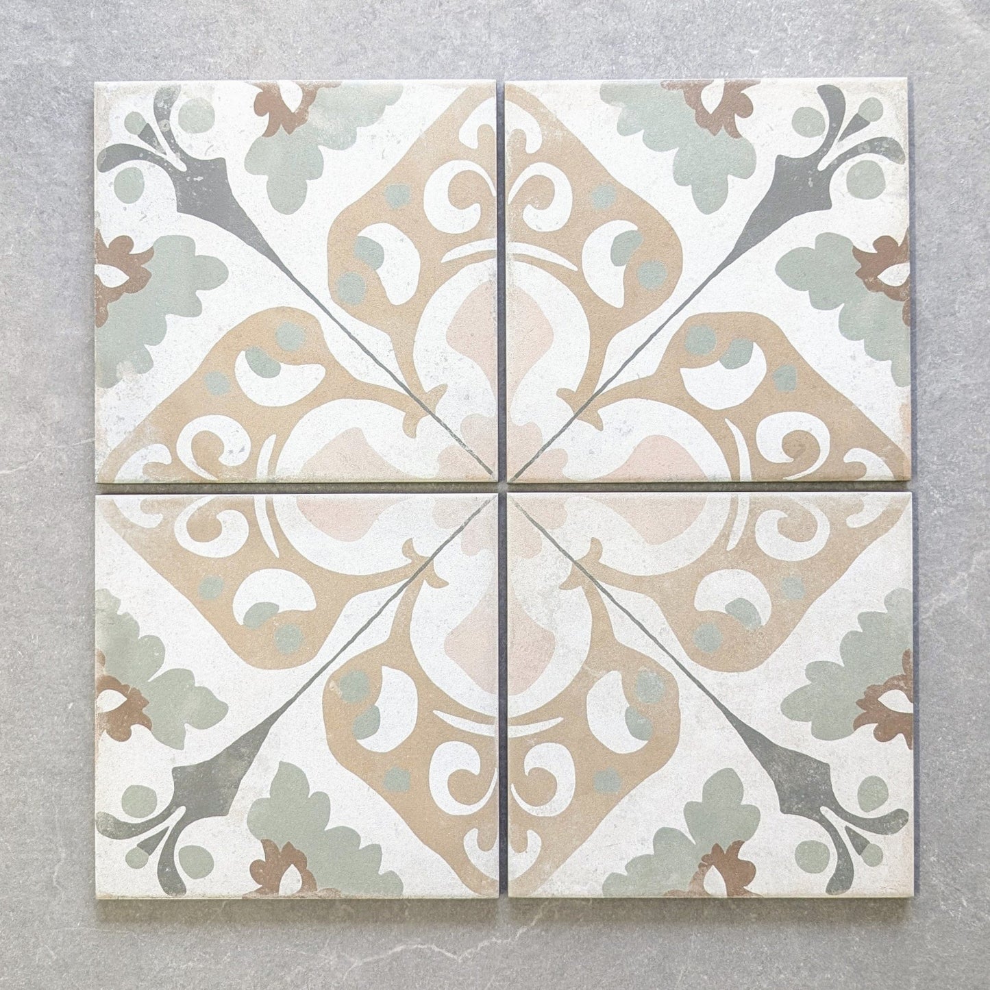 Woodstock Clay Patterned Wall And Floor Tile - SAMPLE