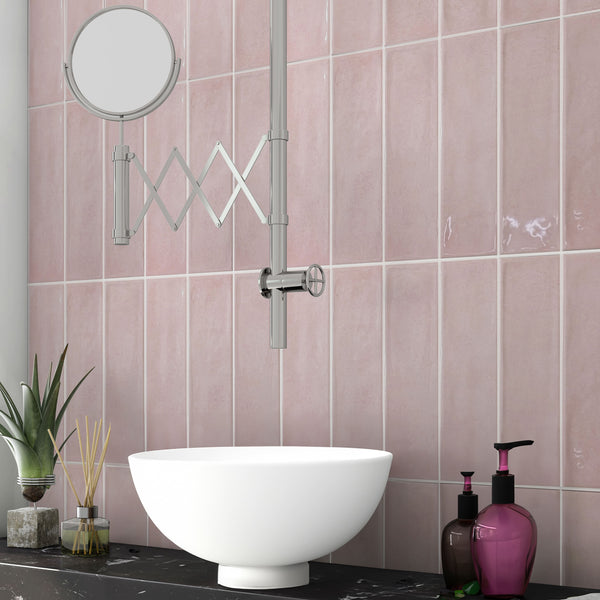 Creek Coral Pink Wall Tile