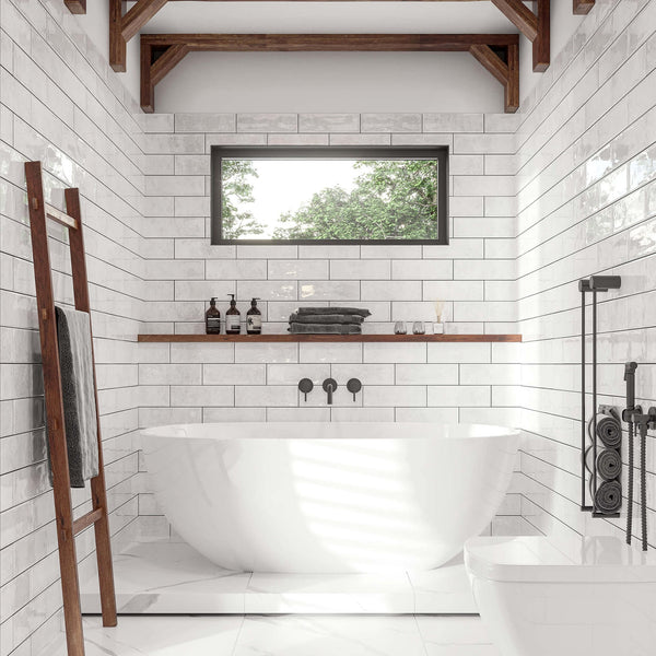 Creek Pearl White Wall Tile