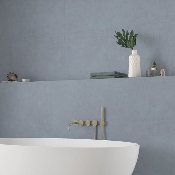 Signature Blue Wall and Floor Tile