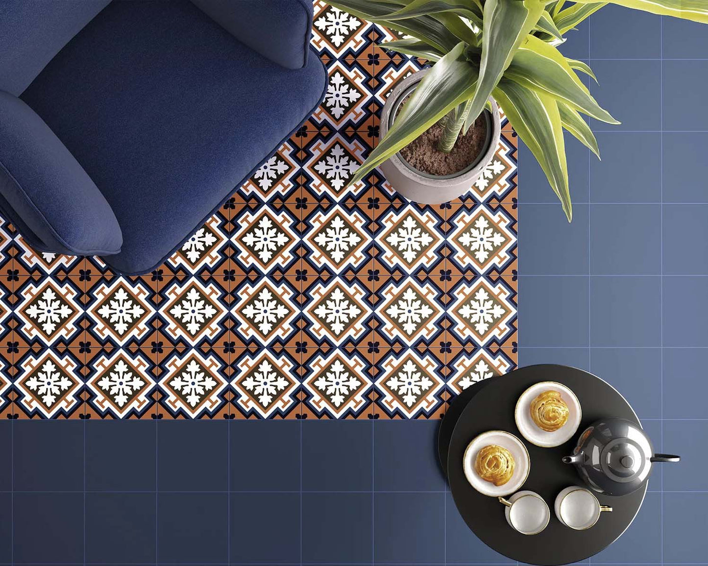 Camden Patterned Wall and Floor Tile - SAMPLE