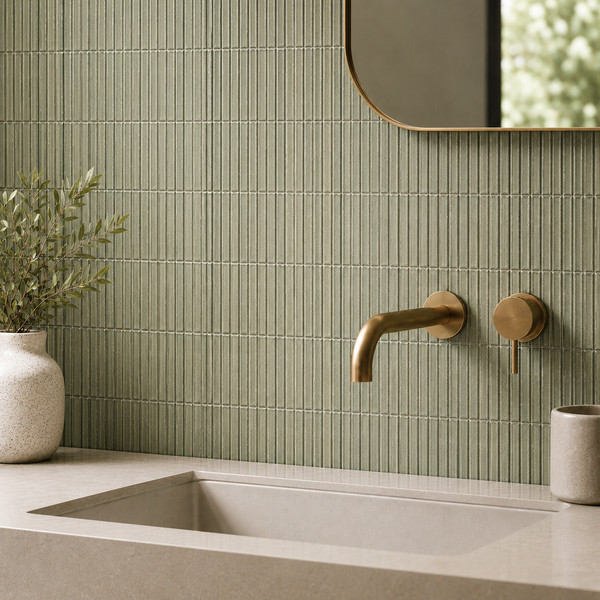Fresco Green Kit Kat Wall Tiles