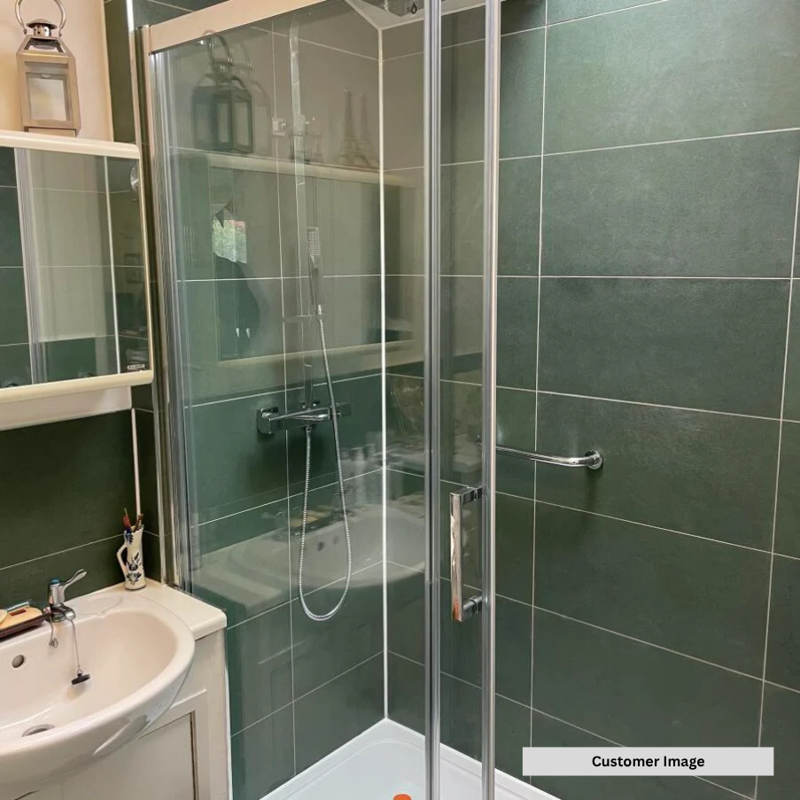 Broadway Green Stone Effect Wall Tile