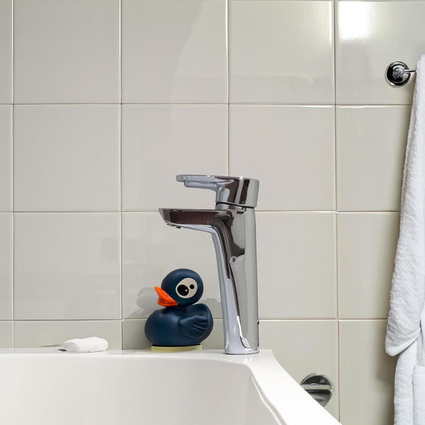 Elementary Dark Grey Square Wall Tile