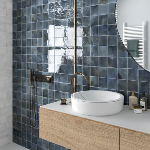 Vietnam Blue Night Square Wall Tile