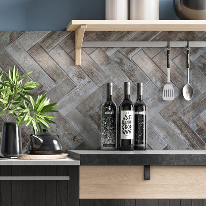 Joy Rustic Ash Ceramic Wall Tile