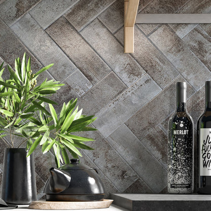 Joy Rustic Ash Ceramic Wall Tile