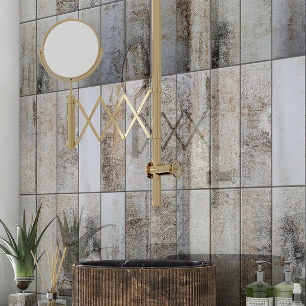 Joy Rustic White Ceramic Wall Tile