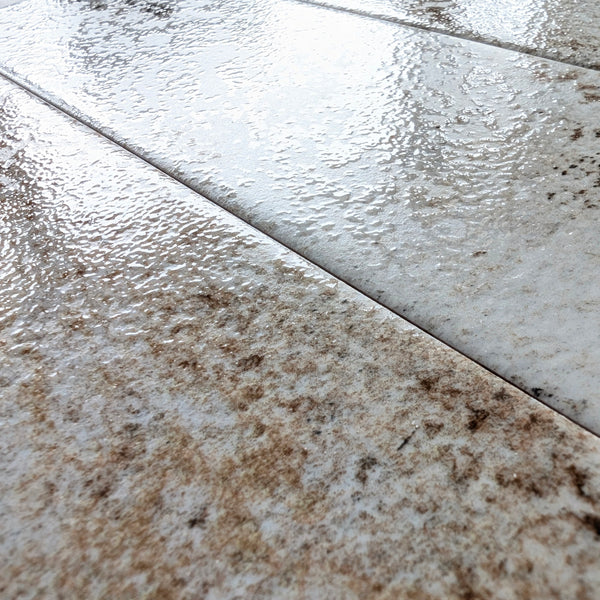 Joy Rustic White Ceramic Wall Tile