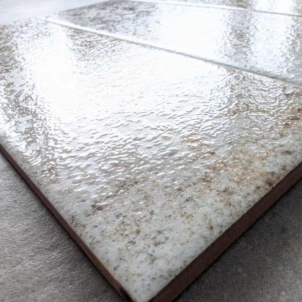 Joy Rustic White Ceramic Wall Tile