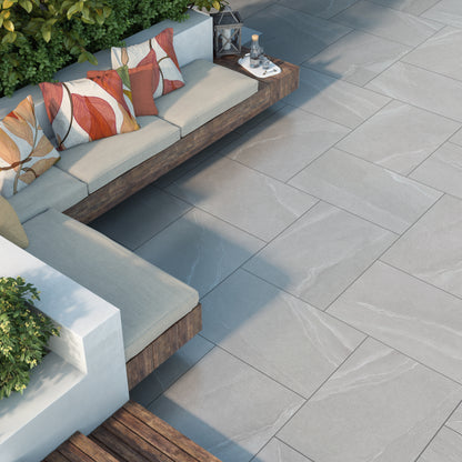 Libra Grey Outdoor Floor Tile 60x90cm