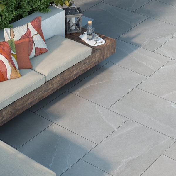 Libra Grey Outdoor Floor Tile 60x90cm