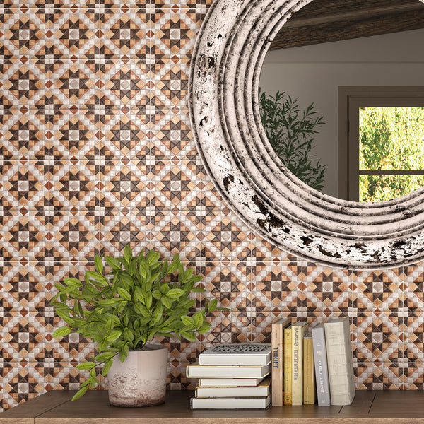 Medina Sunset Geometric Wall Tile