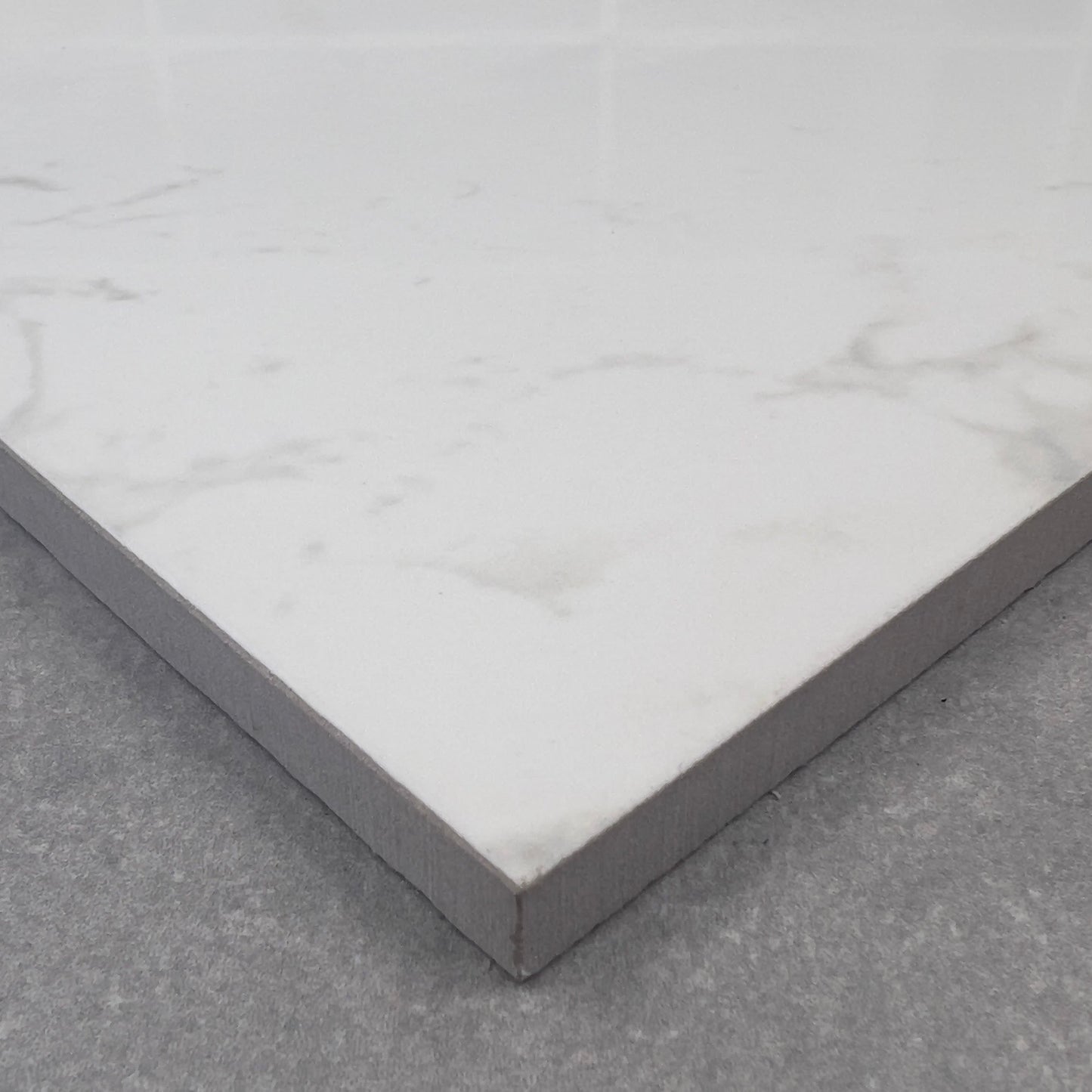 Sanctuary Porcelain White Marble Wall & Floor Tile