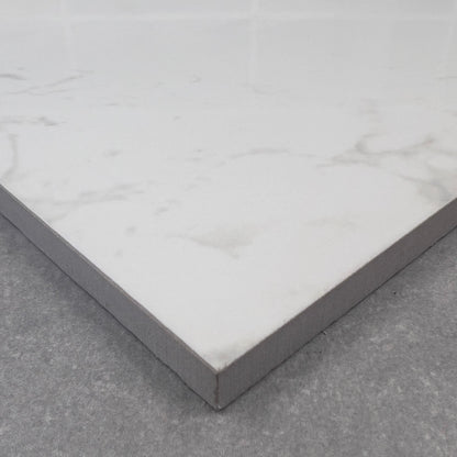 Sanctuary Porcelain White Marble Wall & Floor Tile