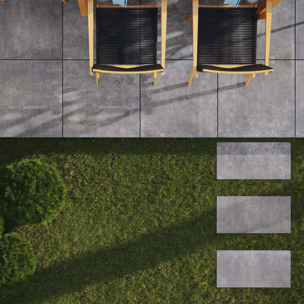 Volt Anthracite Outdoor Floor Tile