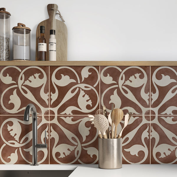 Florentina Red Terracotta Wall and Floor Tile