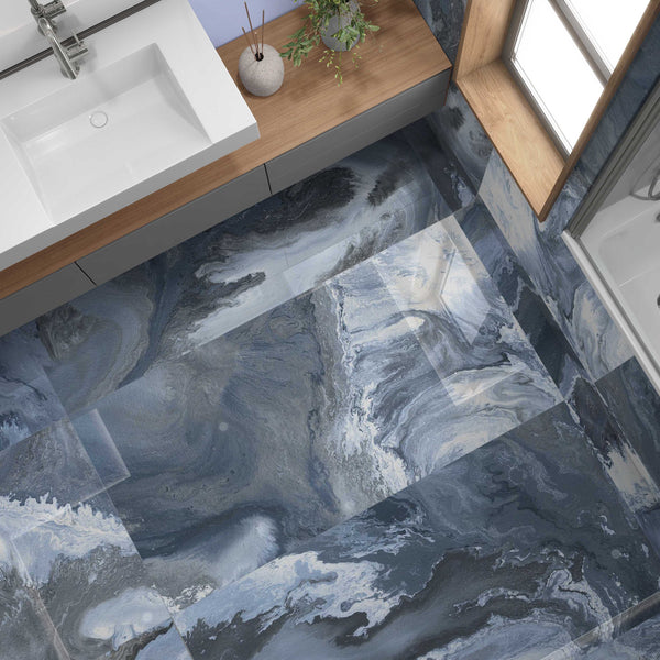 Ocean Blue Wall and Floor Tile