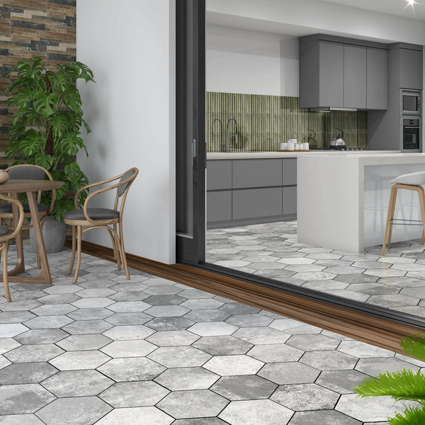 Felix Silver Grey Indoor/Outdoor Floor Tile
