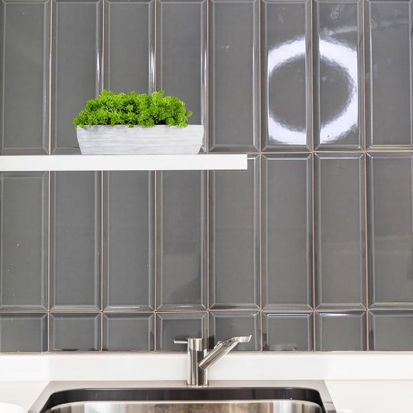 Paris Metro Dark Grey Wall Tile