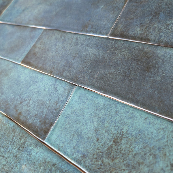 Parker Navy Brick Shape Wall Tile