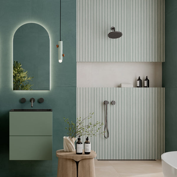 Labyrinth Green Wall Tile