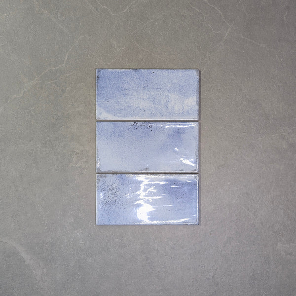 Dante Blue Brick Shaped Wall Tile