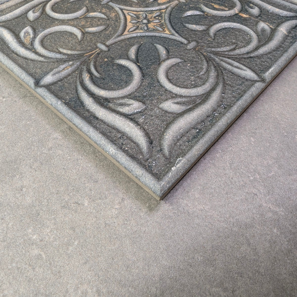 Rome Anthracite Decorative Wall Tile