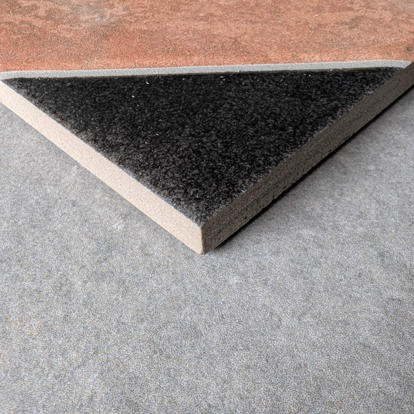 Casa Vita Cotto Nero Deco Terracotta Wall and Floor Tile